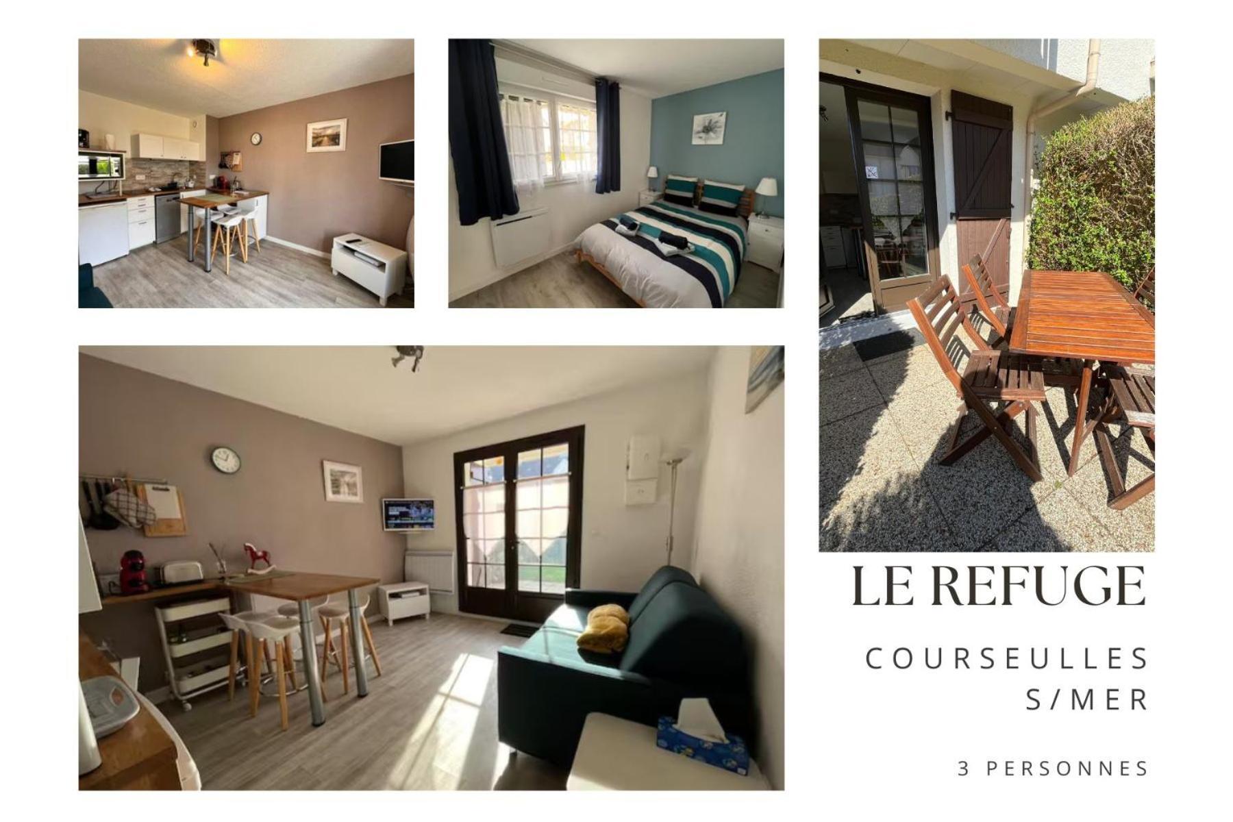 Le Refuge Marin Leilighet Courseulles-sur-Mer Eksteriør bilde